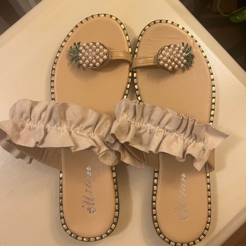 Pineapple sandals